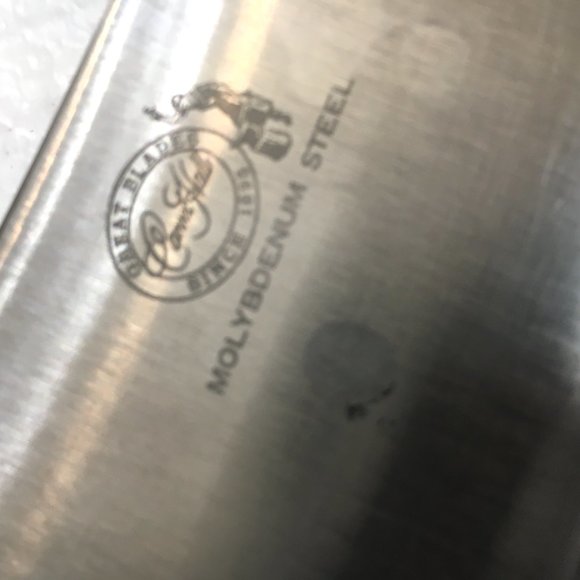 Carvel Hall Stainless Molybdenum Steel Butchers  Meat Cleaver Japan - Picture 3 of 14